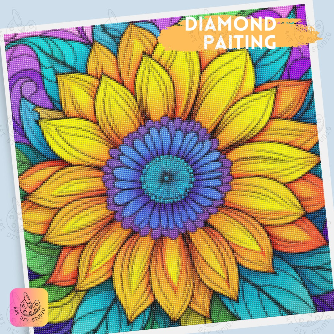 Artdiystudio Vibrant Bloom Symphony Diy Diamond Painting Kit Color Your World 4