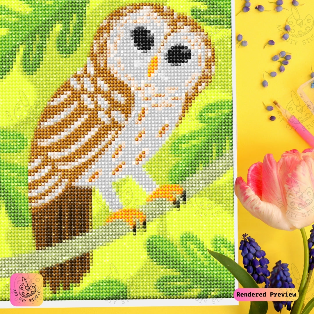 Artdiystudio Whimsical Forest Friend Diy Diamond Painting Kit A Playful Nature Escape 3