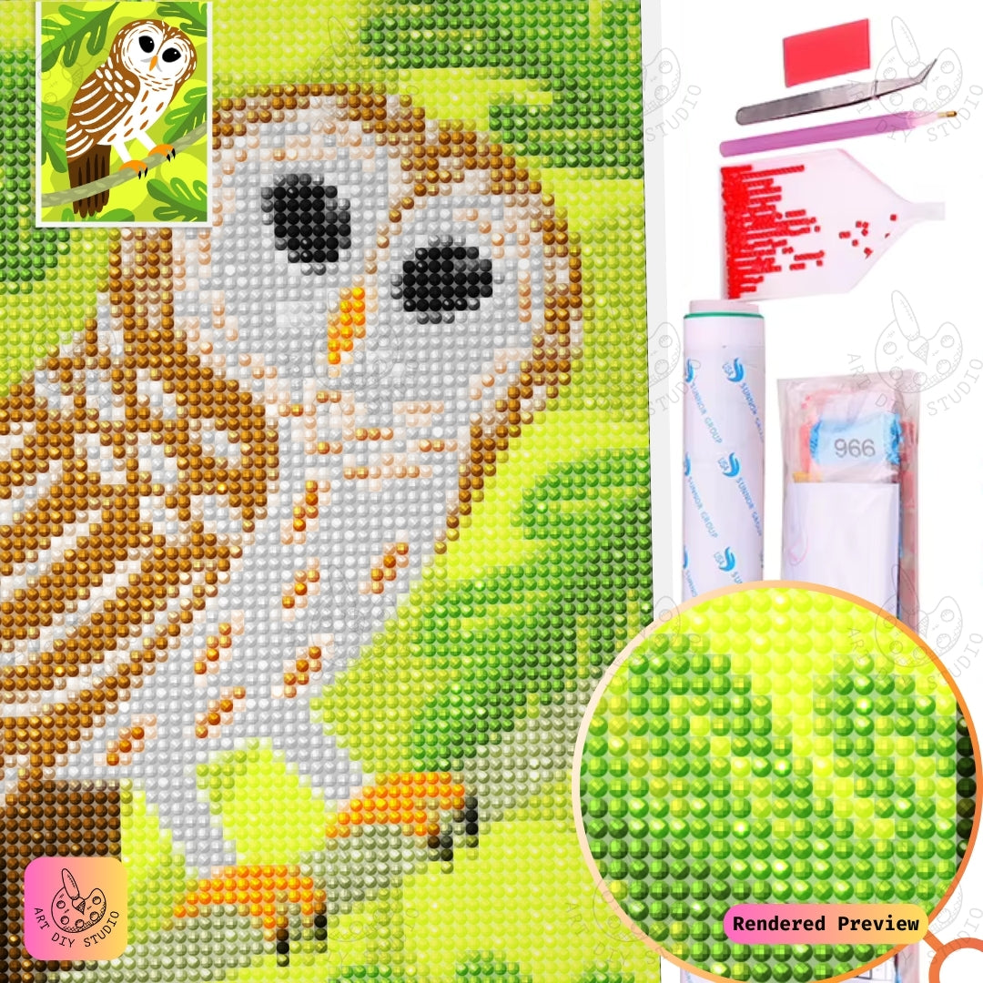 Artdiystudio Whimsical Forest Friend Diy Diamond Painting Kit A Playful Nature Escape 5