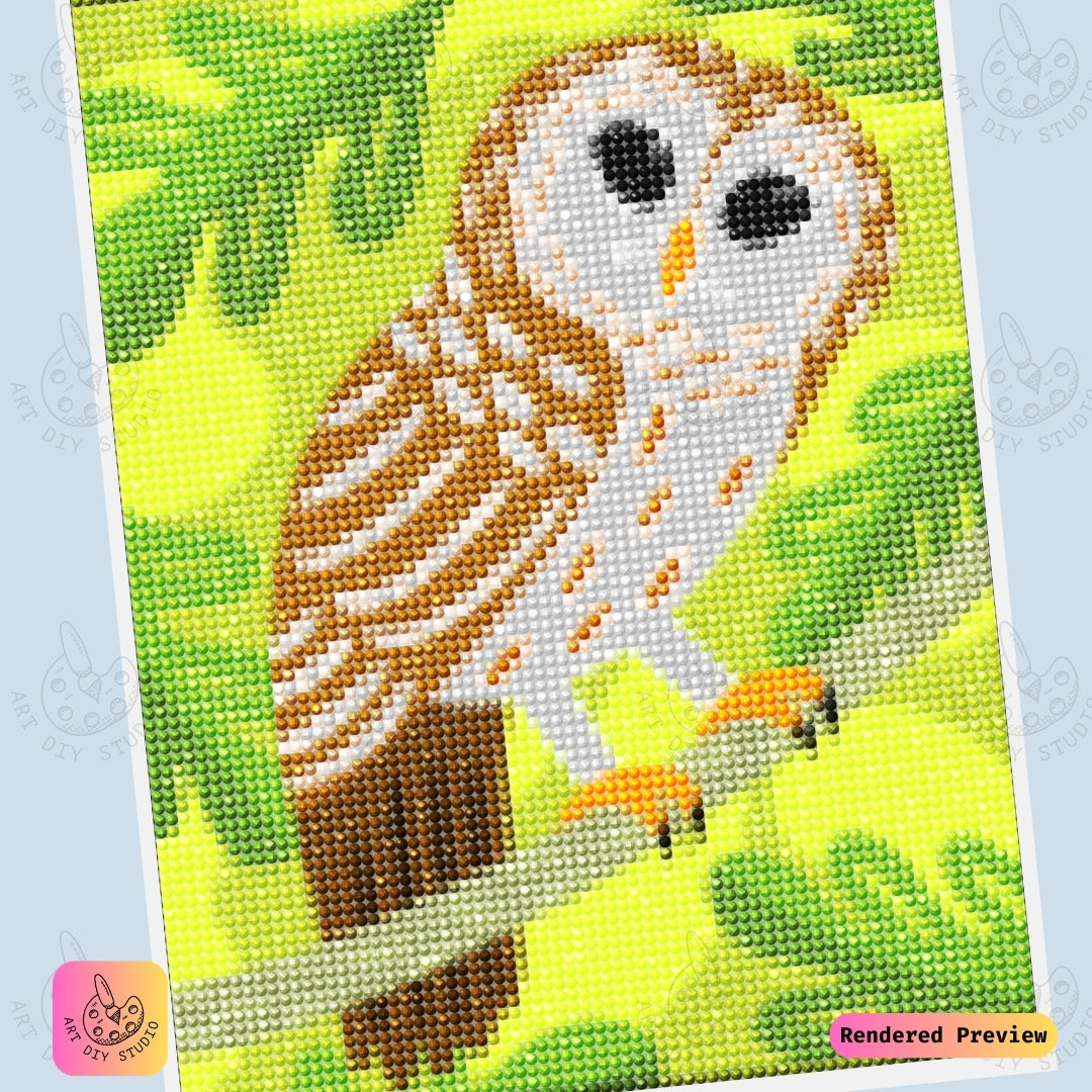 Artdiystudio Whimsical Forest Friend Diy Diamond Painting Kit A Playful Nature Escape 6