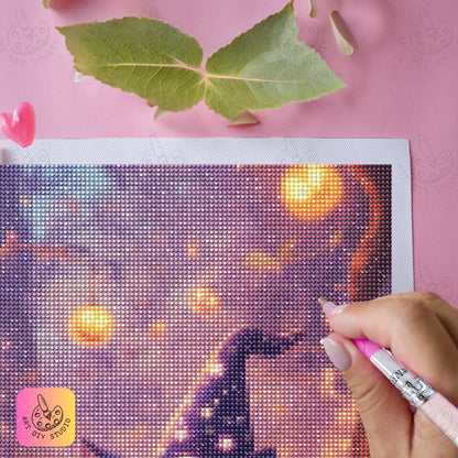 Artdiystudio Whiskers Witchcraft Diy Diamond Painting Kit Craft Your Magical Companion 5