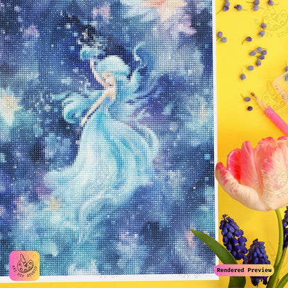 Artdiystudio Whispers Of The Frozen Fairy Diy Diamond Painting Kit A Magical Journey Into Fantasy 3