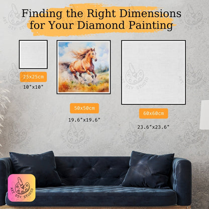 Artdiystudio Wild Heart Gallop Diamond Painting Kit Embrace Your Inner Freedom