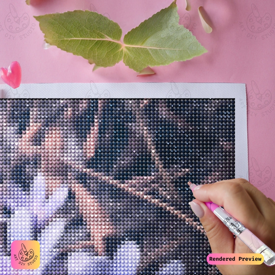 Artdiystudio Winter Grace Crocus Diy Diamond Painting Kit A Tribute To Nature Gentle Resilience 4