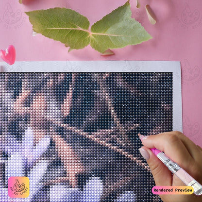 Artdiystudio Winter Grace Crocus Diy Diamond Painting Kit A Tribute To Nature Gentle Resilience 4