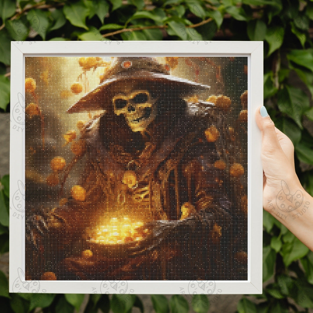 Artdiystudio Witchs Golden Hoard A Spine Chilling Diamond Painting Adventure 2