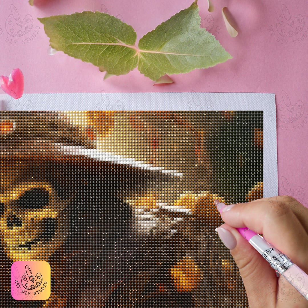 Artdiystudio Witchs Golden Hoard A Spine Chilling Diamond Painting Adventure 5