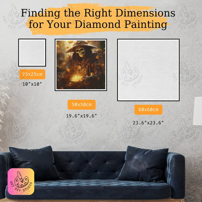 Artdiystudio Witchs Golden Hoard A Spine Chilling Diamond Painting Adventure