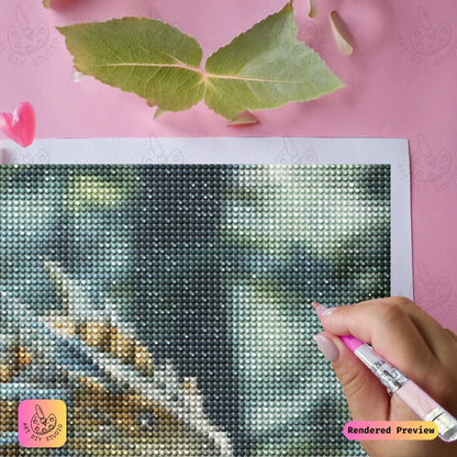 Artdiystudio Woodland Sentinel Diy Diamond Painting Kit Natures Guardian In Art 4