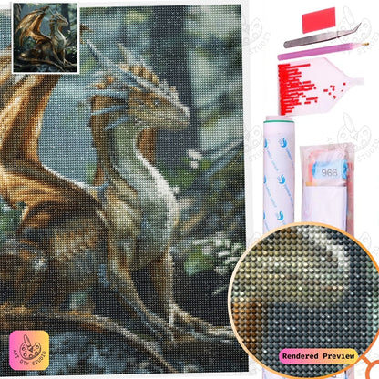 Artdiystudio Woodland Sentinel Diy Diamond Painting Kit Natures Guardian In Art 5