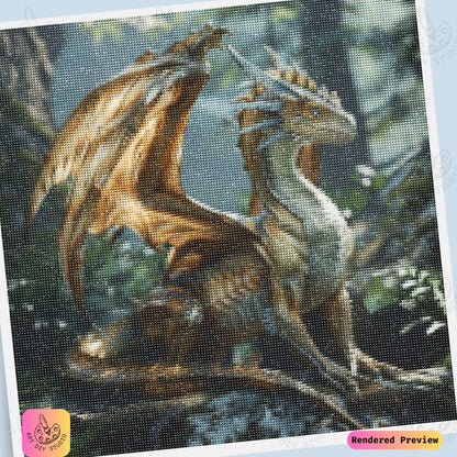 Artdiystudio Woodland Sentinel Diy Diamond Painting Kit Natures Guardian In Art 6