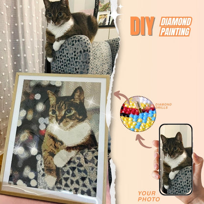 custom diy diamond paintng kit from photo 4