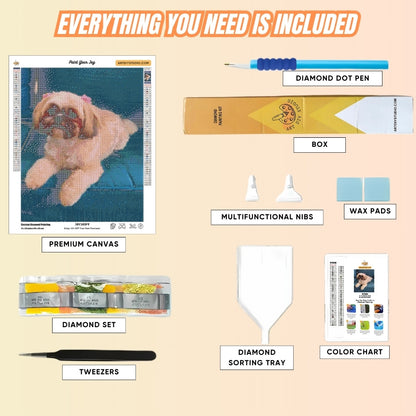 custom diy diamond paintng kit from photo 6