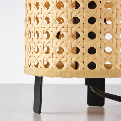 Cane Weave Rattan Table Lamp